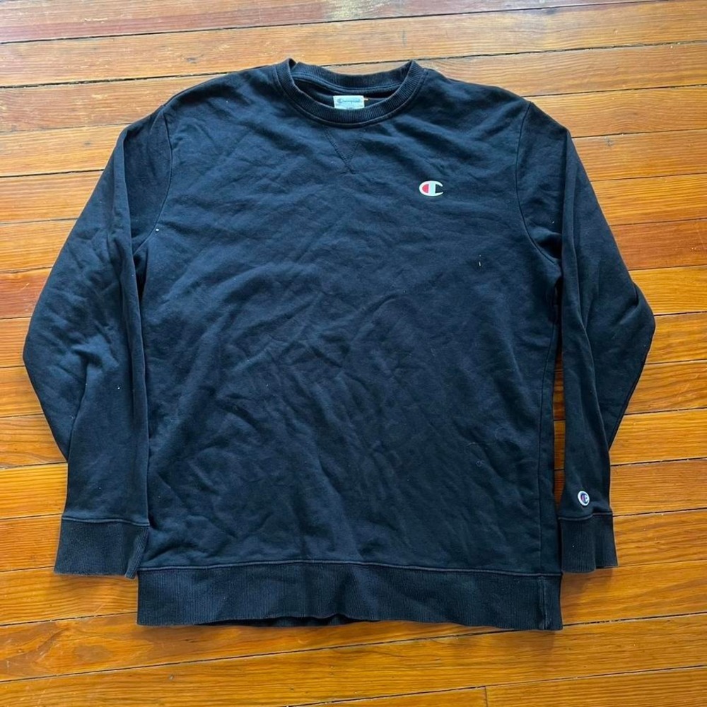 1990s Champion Reverse Weave Embroidered logo Sweater size L